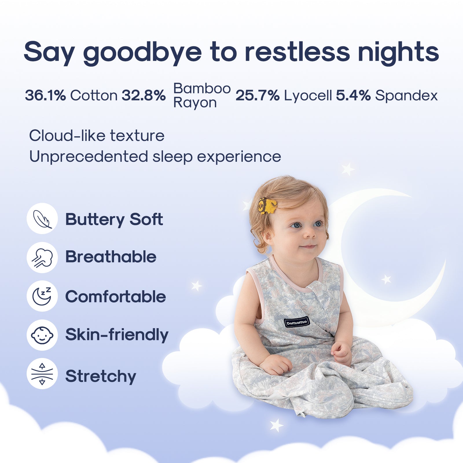 Bamboo Newborn Sleep Bag - Jungle (1.0 tog) Bamboo Newborn Sleep Bag - Jungle (1.0 tog)