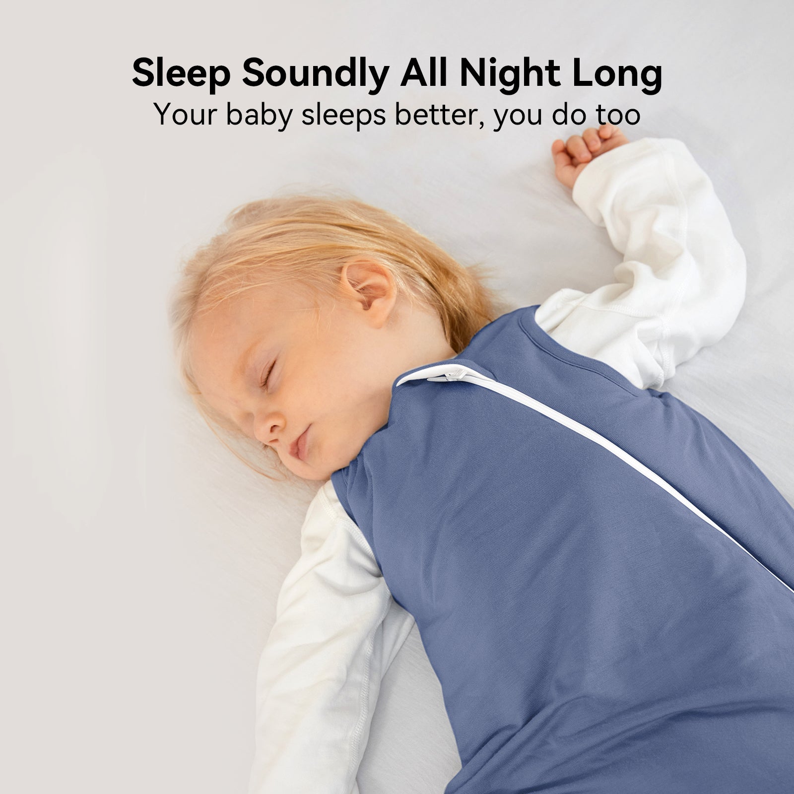 Bamboo Sleep Sack 0-36 Months 1.0 Tog Ultra Soft Baby Wearable Blanket Toddler Sleeping Sack…
