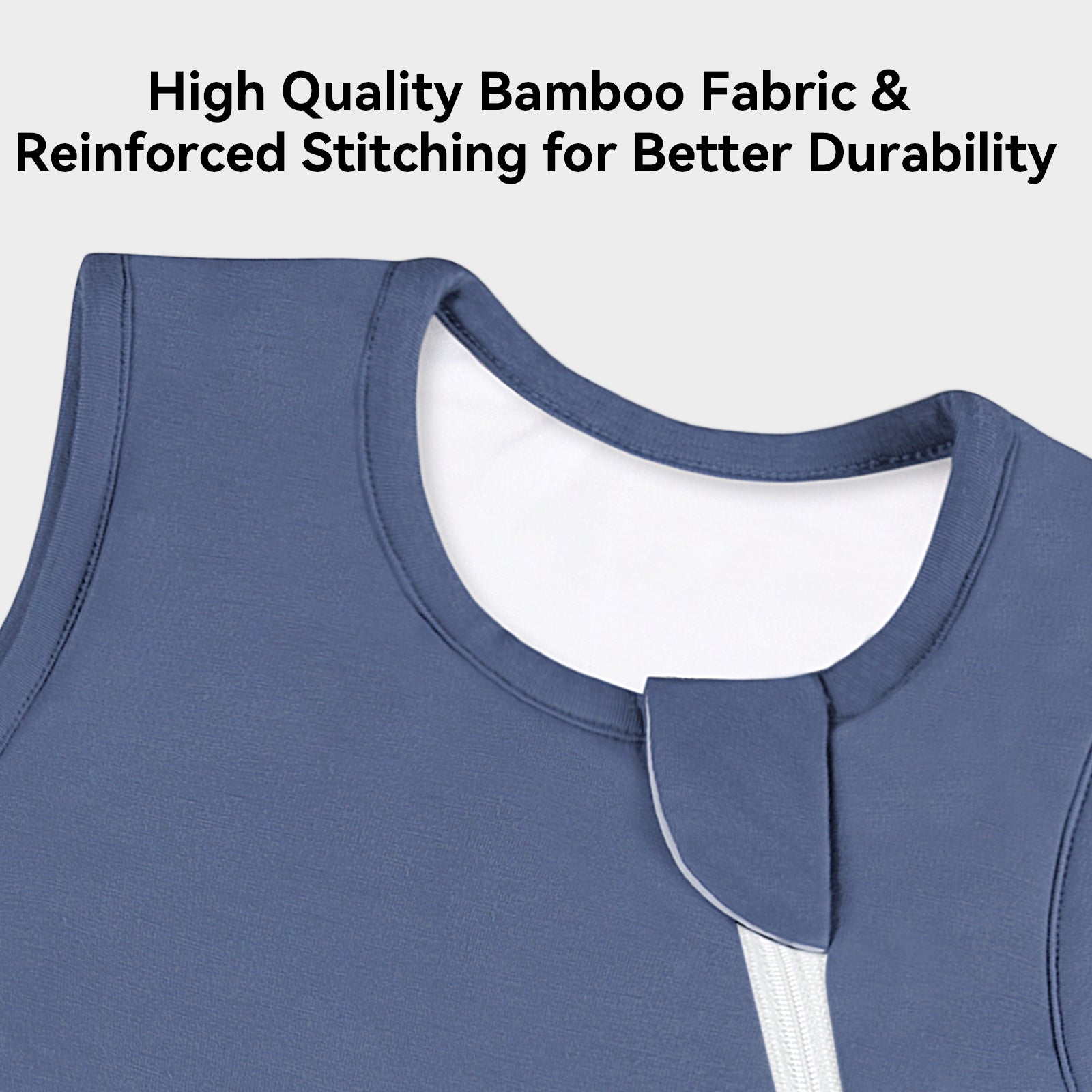 Bamboo Sleep Sack 0-36 Months 1.0 Tog Ultra Soft Baby Wearable Blanket Toddler Sleeping Sack…