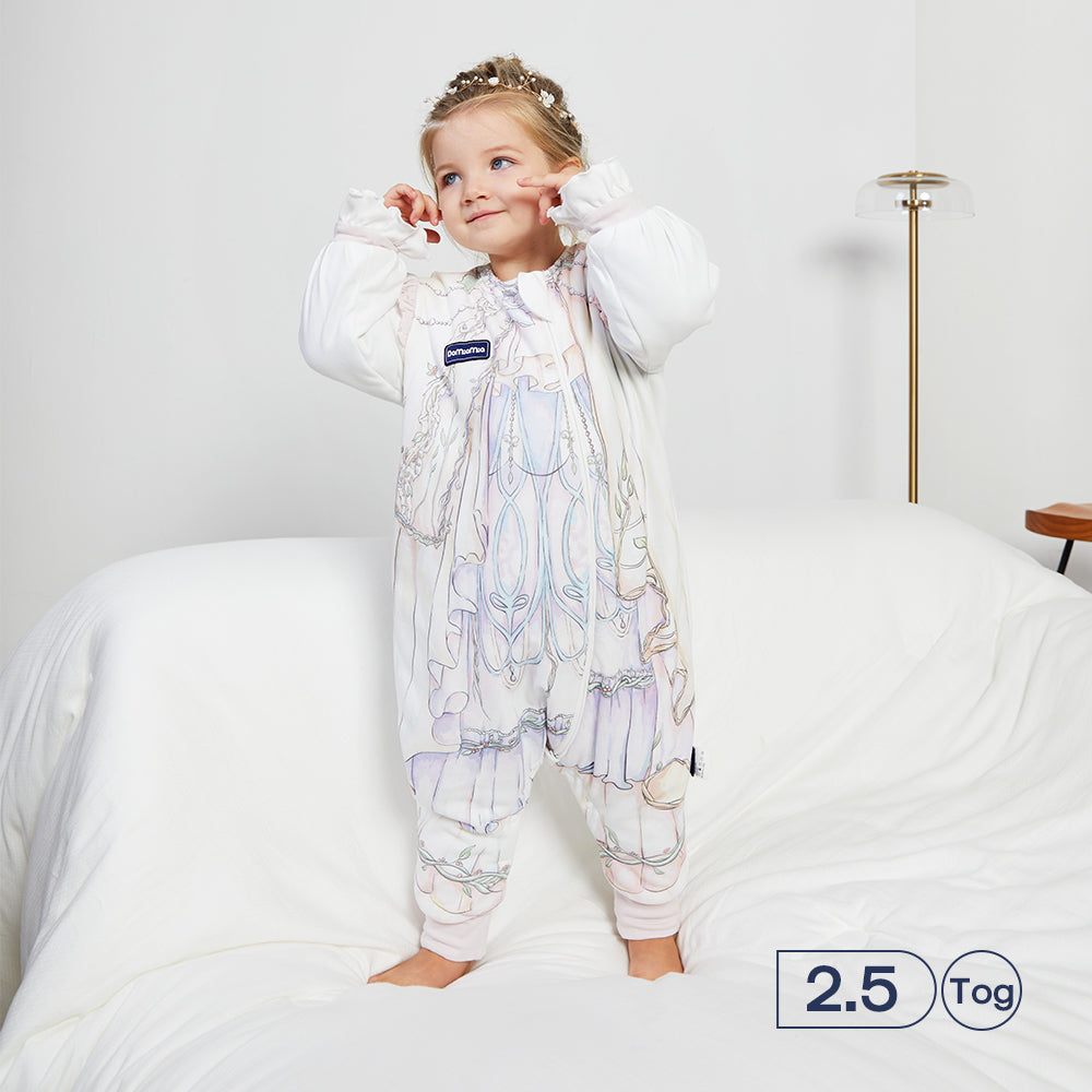 Bamboo & Cotton 2.5 TOG Baby Appease Sleep Sack With Feet